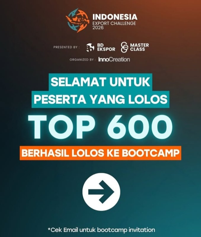 indonesia ekspor challenge 600 lolos 2026